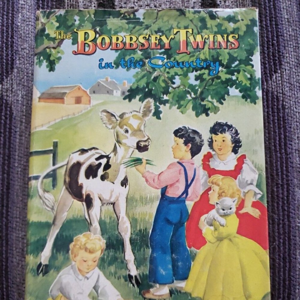 The Bobbsey Twins in the Country Whitman 1950 W/DJ Laura Lee Hope 1950 1ST ED.